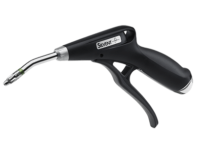 SILVENT Pro One air blow gun isolated with no background.